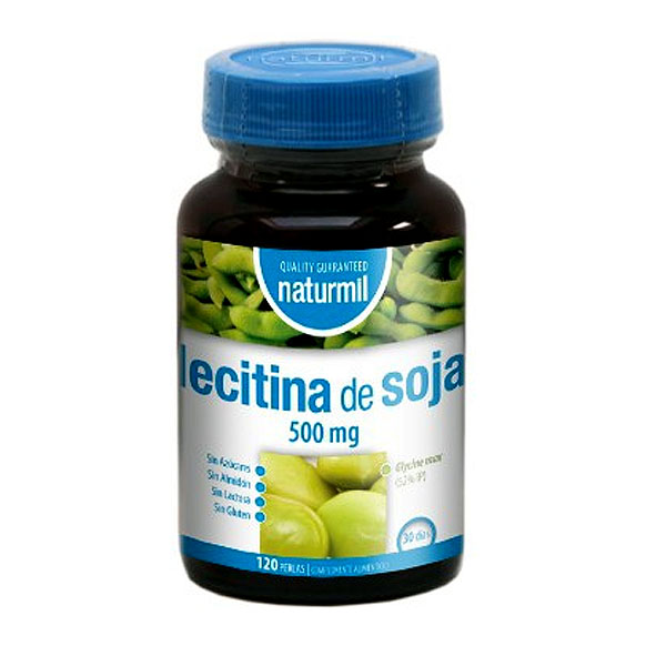 NATURMIL - LECITINA DE SOJA 500 mg (120 perlas)