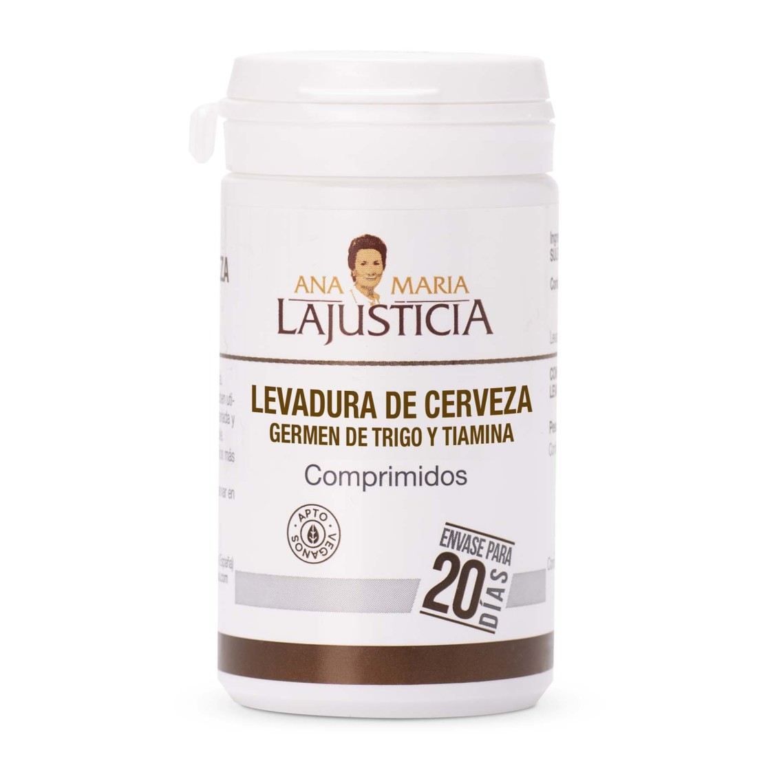 LEVADURA DE CERVEZA + GERMEN DE TRIGO + TIAMINA (80 comprimidos)