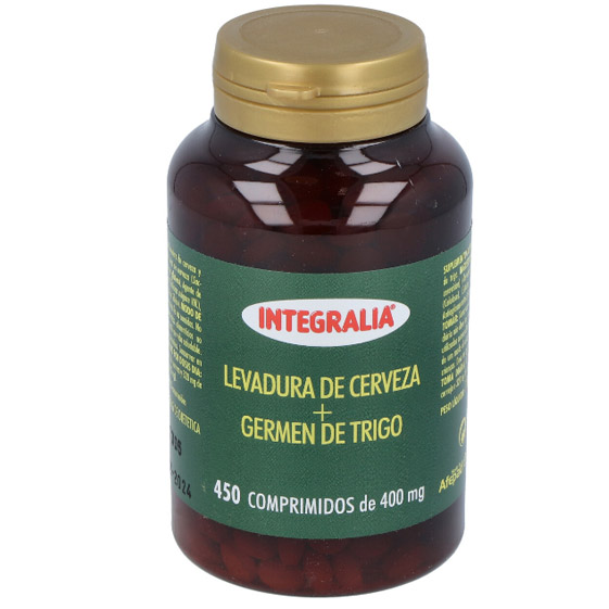 LEVADURA DE CERVEZA + GERMEN DE TRIGO (450 comprimidos)