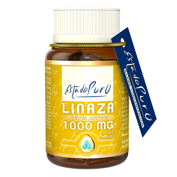 LINAZA- ACEITE de Semillas de Lino (60 perlas)