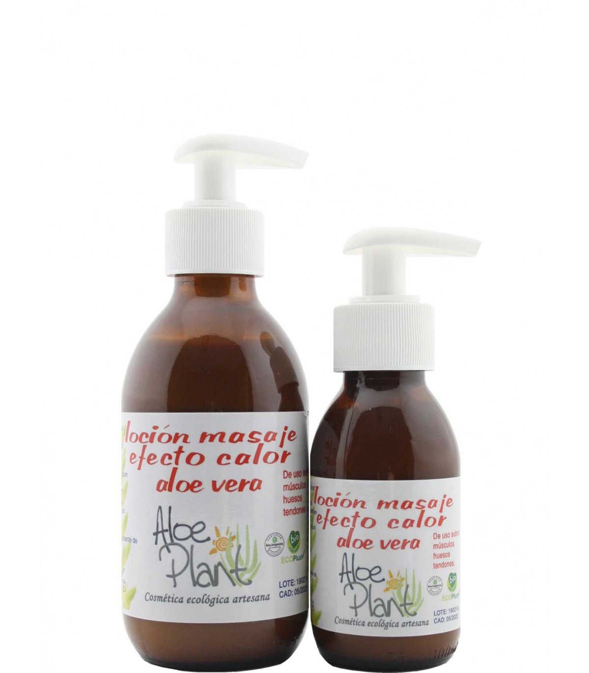 LOCIÓN MASAJE EFECTO CALOR CON ALOE tendones