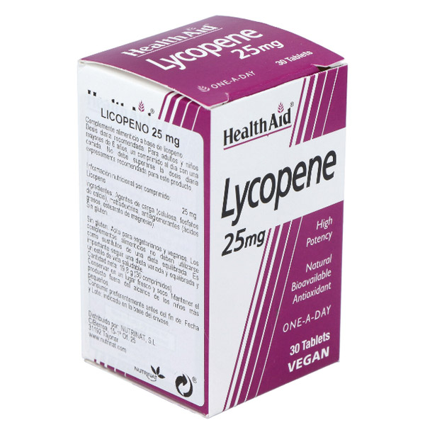 LYCOPENE- LICOPENO 25 mg. (30 comprimidos)