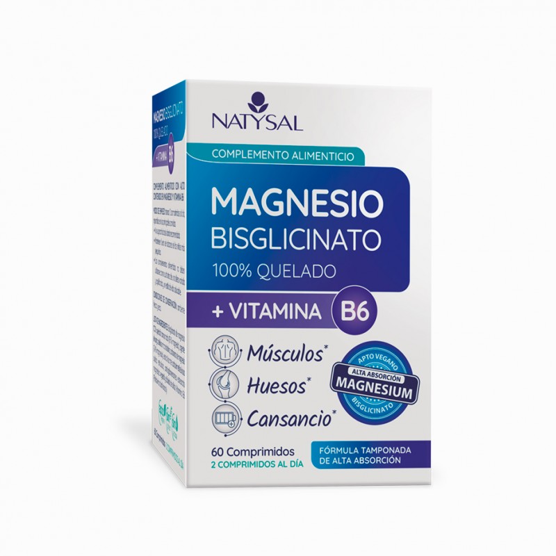 BISGLICINATO DE MAGNESIO +  B6 (60 comprimidos)