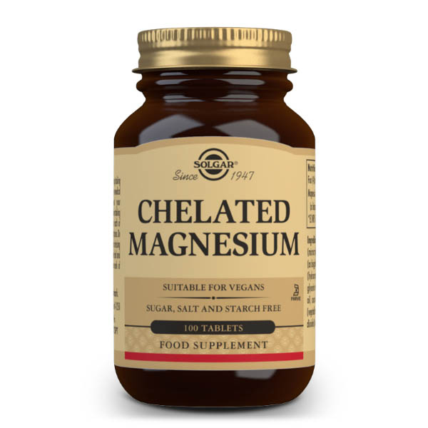 CHELATED MAGNESIUM- MAGNESIO QUELADO  (100 comprimidos)