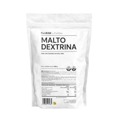 MALTODEXTRINA en polvo PureRAW (800 g)