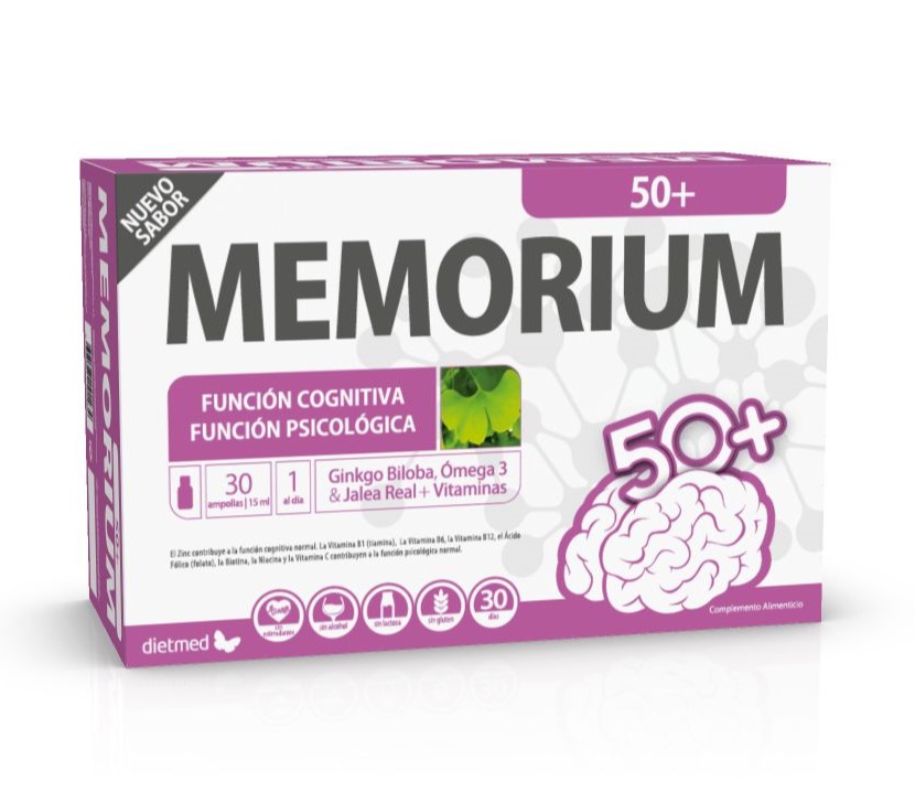 MEMORIUM 50+ (30 ampollas)