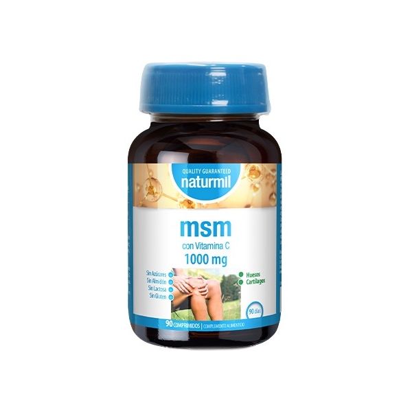 NATURMIL - MSM con vitamina C (90 comprimidos)