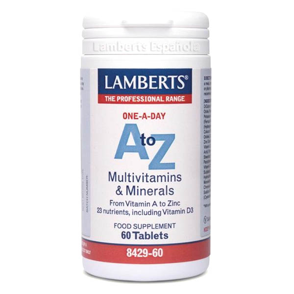 MULTIVITAMINAS & MINERALES A to Z (60 comprimidos)