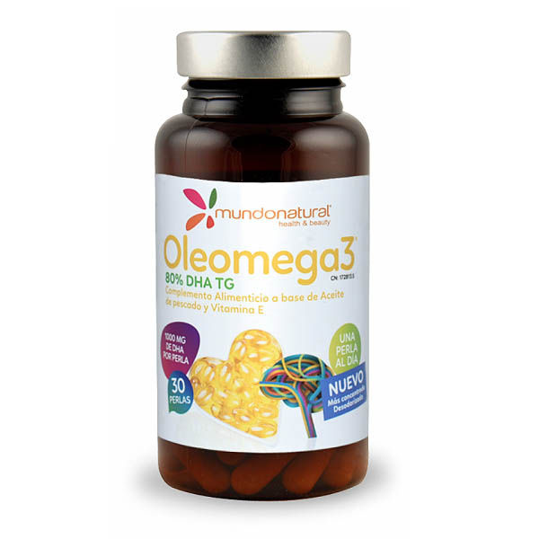 OLEOMEGA 3 80% DHA (30 perlas)