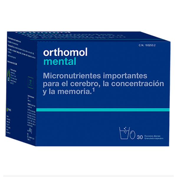 ORTHOMOL MENTAL (30 sobres +  30 cpsulas)