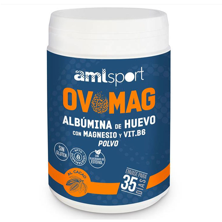 OVOMAG - Albmina de huevo con magnesio y Vitamina B6 (410 g)