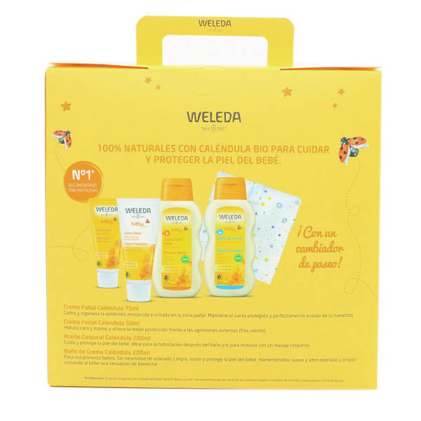 Weleda Baby Set Bienvenido Bebé con Cambiador cosmética natural