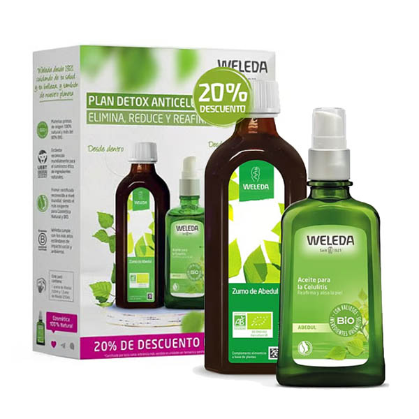 PLAN DETOX ANTICELULITICO (Aceite + zumo)