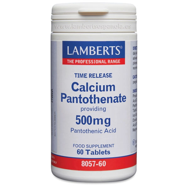 PANTOTENATO CALCIO 500 mg (60 comprimidos)