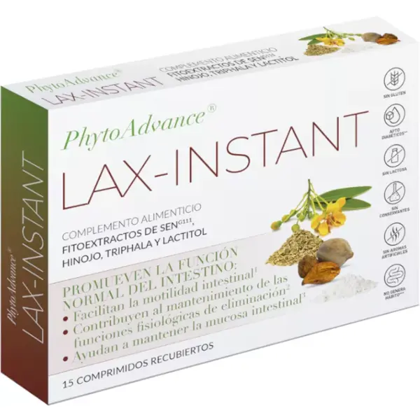 PhytoAdvance LAX-INSTANT (15 comprimidos)
