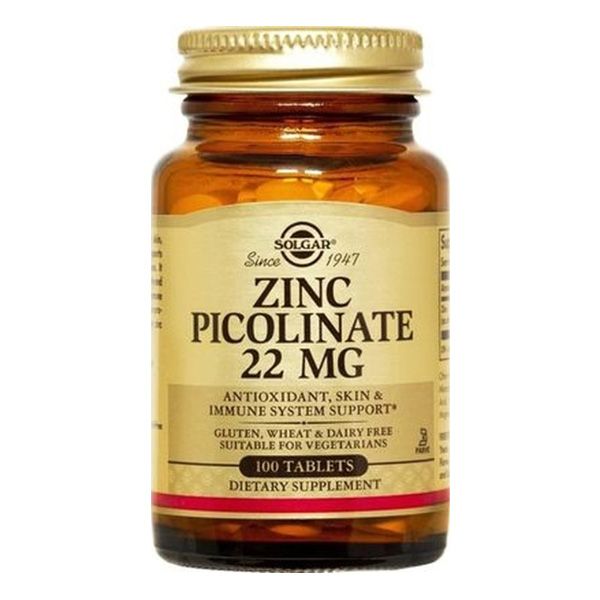 PICOLINATO DE ZINC (100 comprimidos)