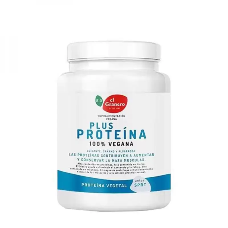 PLUS PROTENA -Protenas vegetales bio (antes  Protena de deportistas) (600 g)