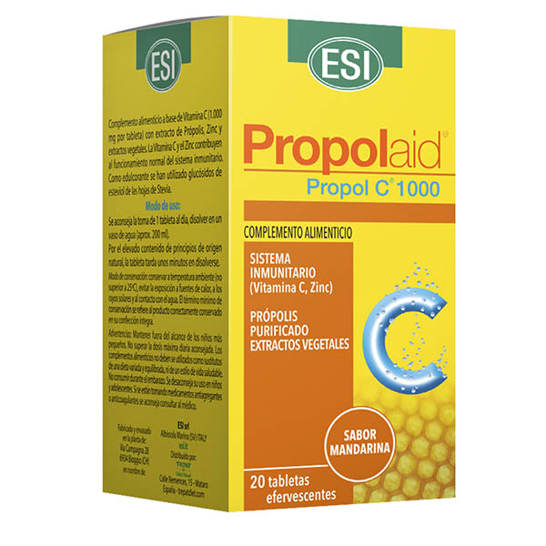 PROPOLAID PROPOL C 1000 MG (20 tabletas efervescentes)
