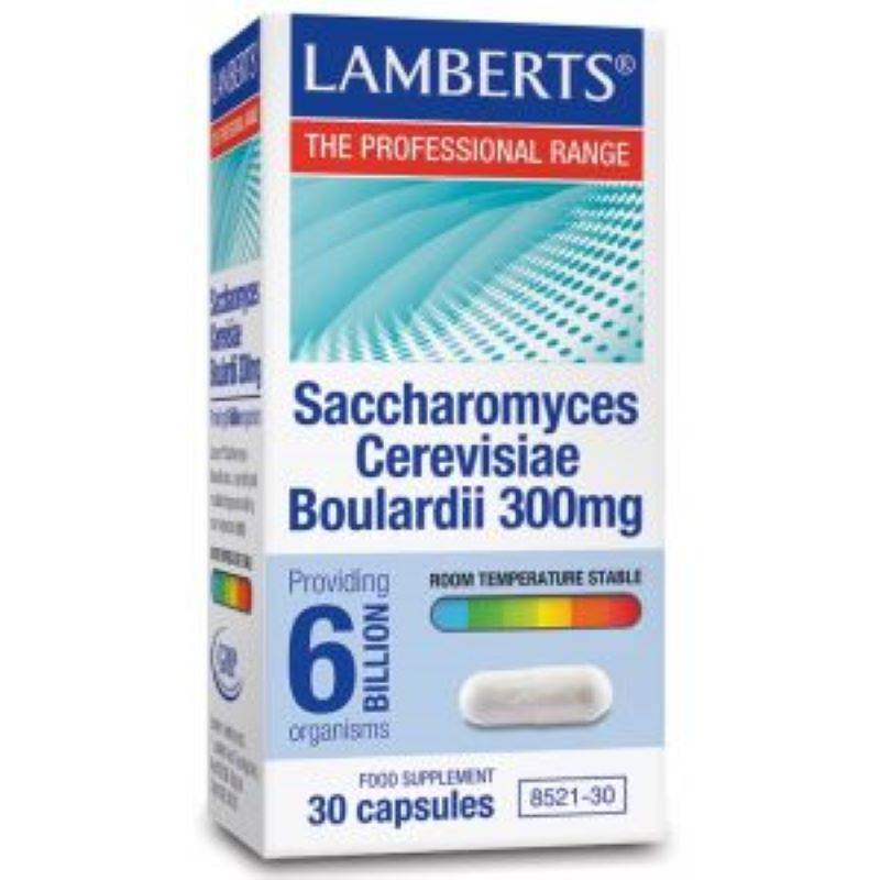 SACCHAROMYCES CEREVISIAE BOULARDII 300 mg (30 cpsulas)