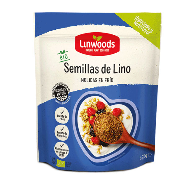 SEMILLAS de Lino molidas bio (425 g.)