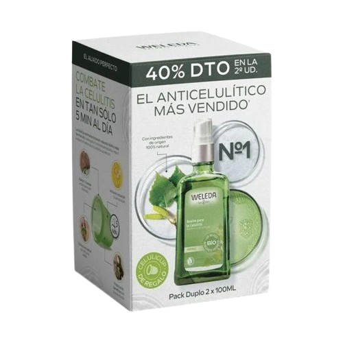 PACK ACEITE ANTICELULÍTICO de Abedul (2 x 100 ml)