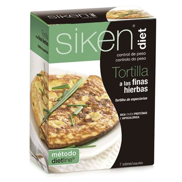 SIKEN DIET Tortilla de finas hierbas (7 sobres)