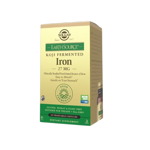 SOLGAR EARTH SOURCE KOJI HIERRO (30 càpsulas)