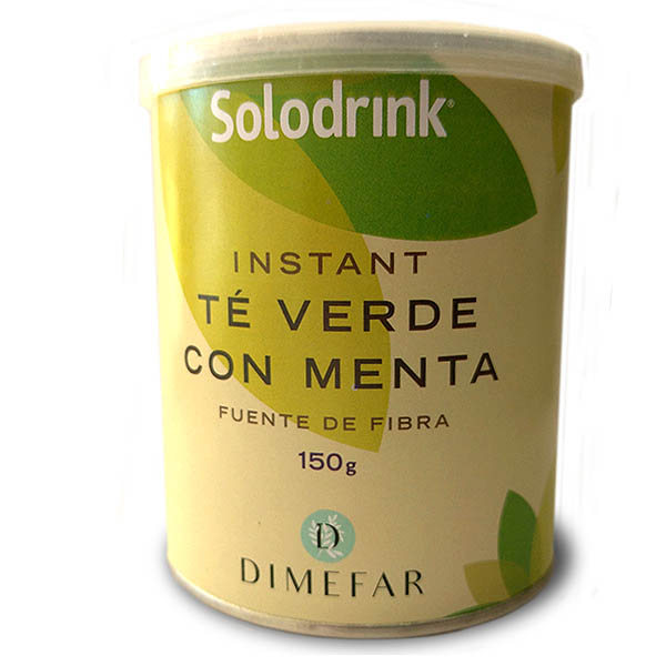 SOLODRINK - T verde + Fibra + Menta (150 g)