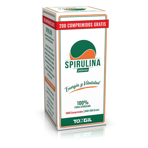 SPIRULINA ( 800 + 200 comprimidos)