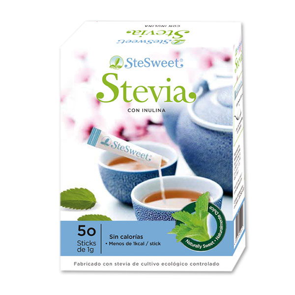 STEVIA con Inulina (50 sticks)