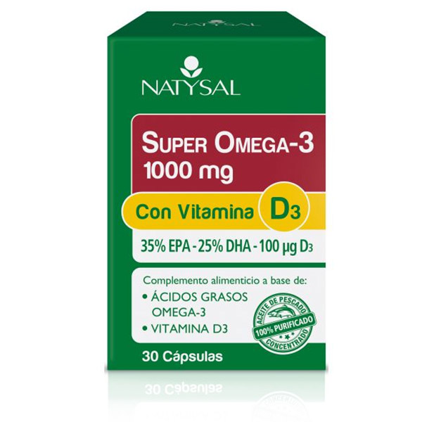 SUPER OMEGA 3 con VITAMINA D3 (30 cpsulas)