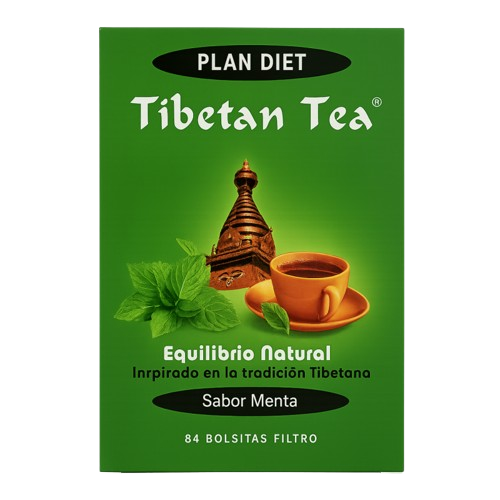 TIBETEAN-Té TIBETANO - Sabor menta (84 filtros)