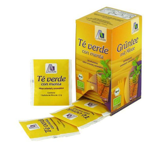 T VERDE con menta bio (20 filtros)