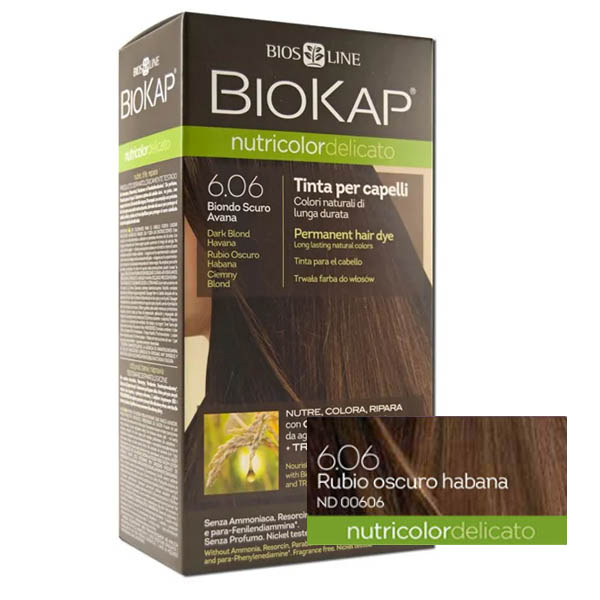 BIOKAP DELICATO 6.06 Rubio Osc. Habana (140 ml.)