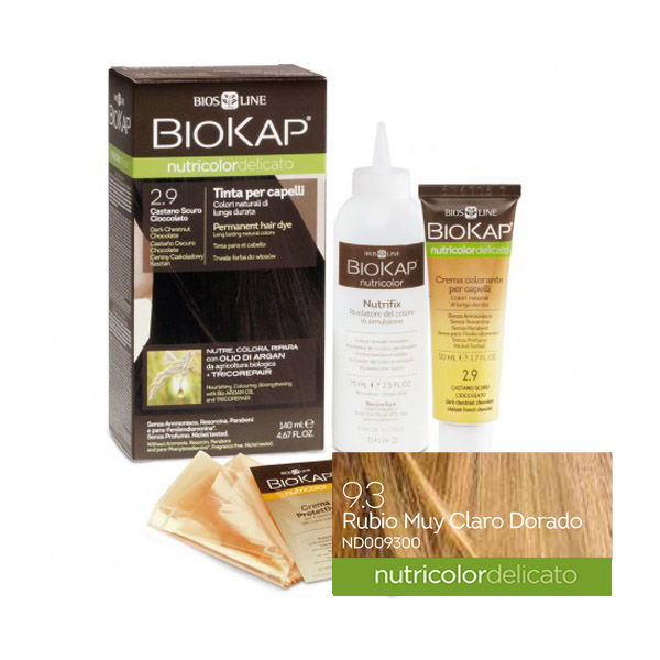 BIOKAP DELICATO 9.3 Rub. muy Clar. Dor. (140 ml)