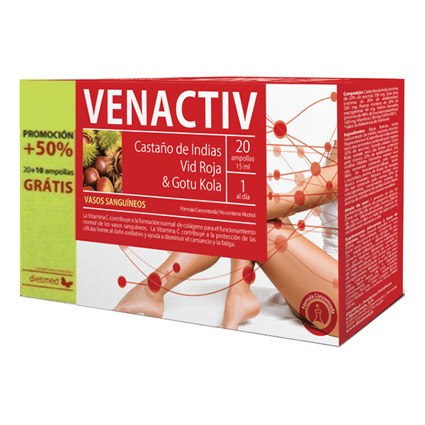 VENACTIV (20 ampollas + 10 gratis)