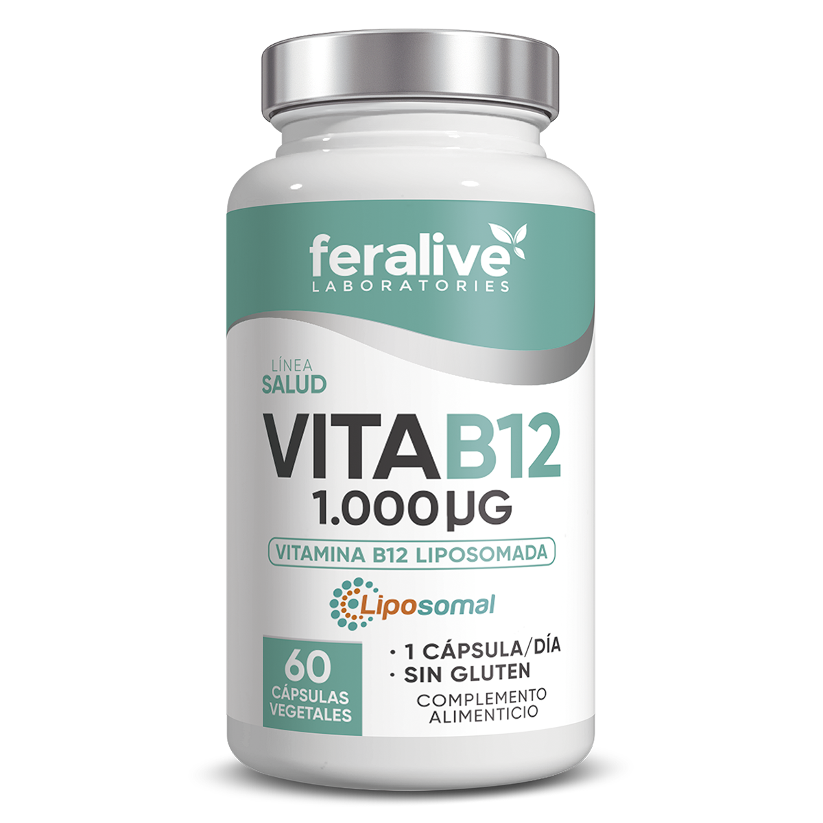 VITAMINA B12 liposomada 1.000 µg (60 cápsulas)