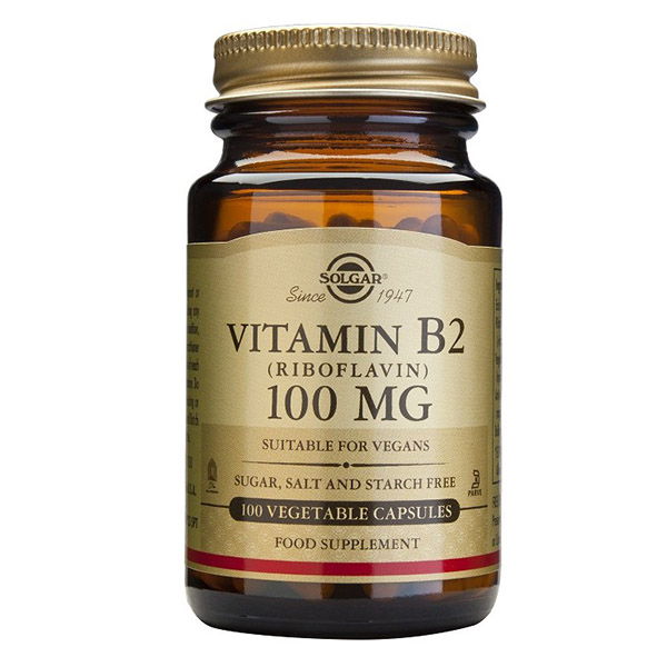 VITAMINA B2 (Riboflavina) 100 mg. (100 cpsulas)