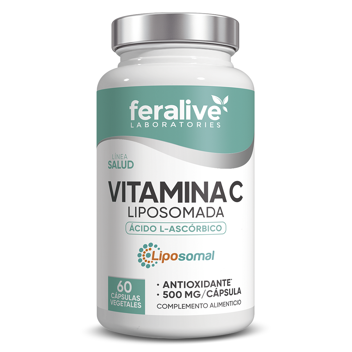 VITAMINA C LIPOSOMADA 500 mg  (60 cápsulas)