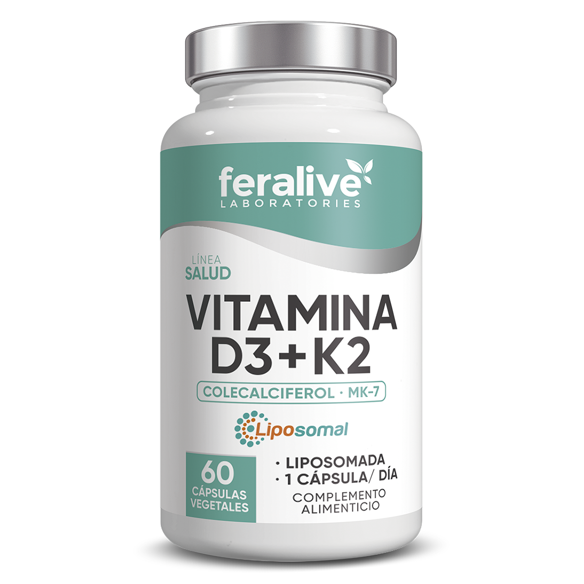VITAMINA D3 + K2 LIPOSOMADA (60 cápsulas)