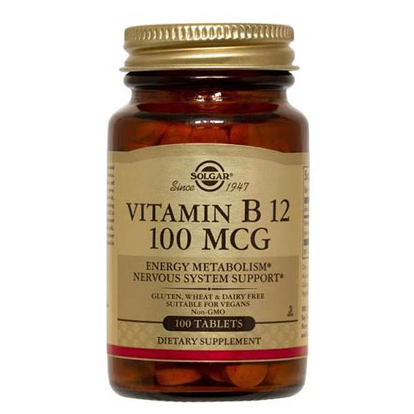 VITAMINA B12 100 mcg (100 comprimidos)