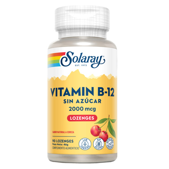 VITAMINA B12 2000 mcg (90 comprimidos sublinguales)