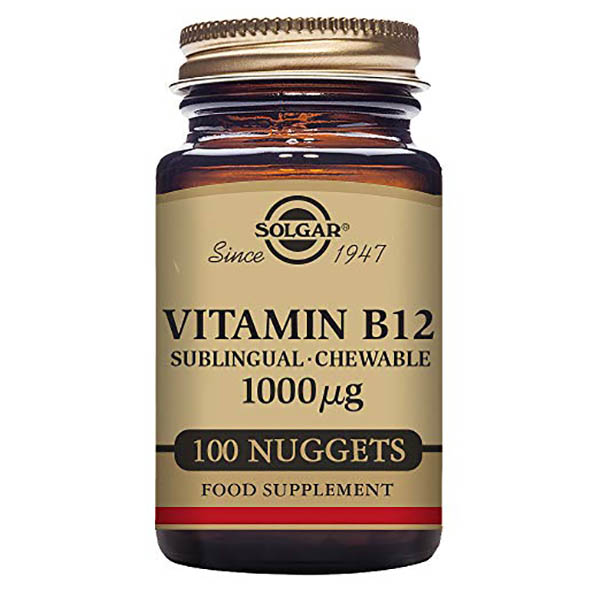 VITAMINA B12 1000 mcg (100 comprimidos masticables)