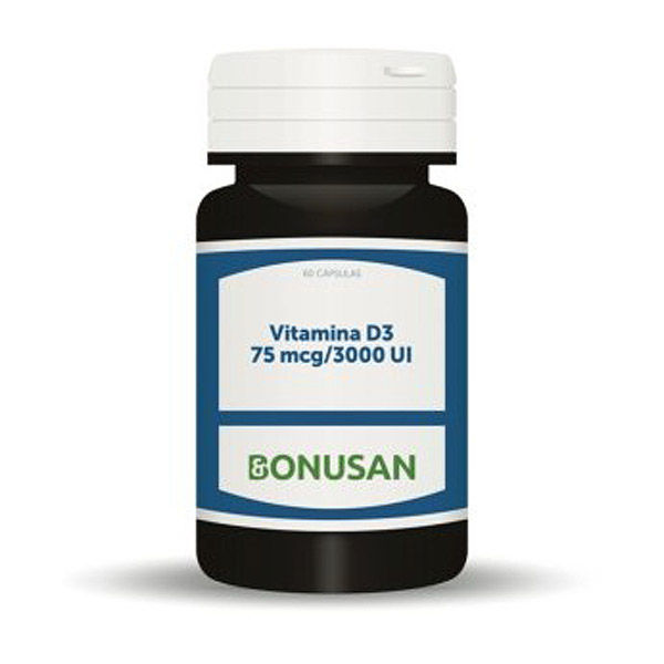 Vitamina D3-75 mcg/3000 UI (60 perlas)