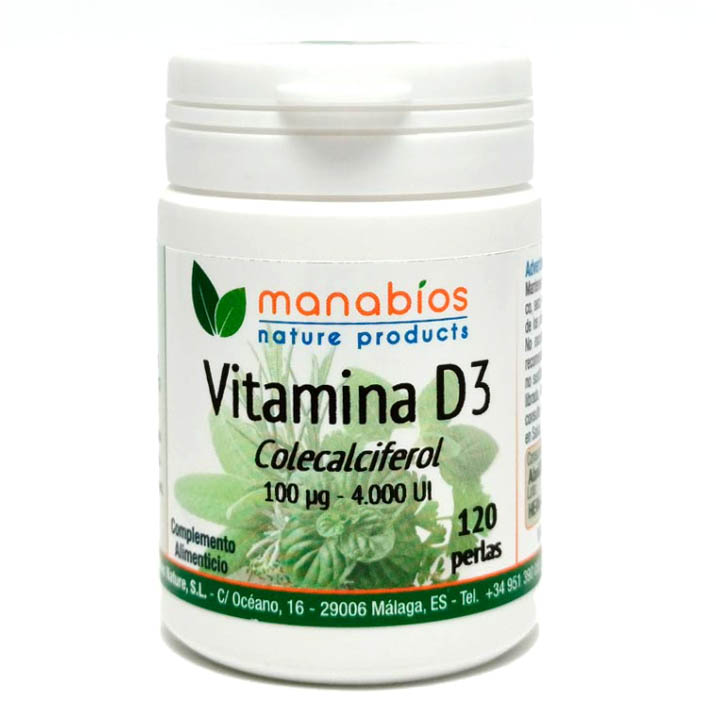 VITAMINA D3 4000 UI (120 perlas)