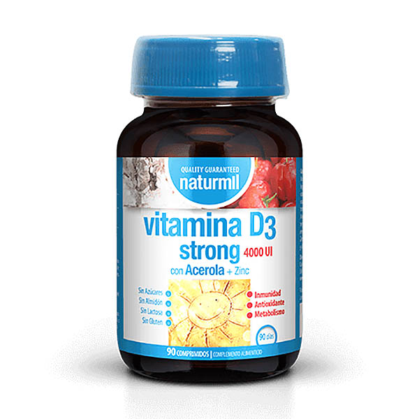 NATURMIL - VITAMINA D3 STRONG 4000 UI (90 comprimidos)