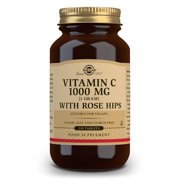 VITAMINA C con escaramujo 1000 MG (250 comprimidos)