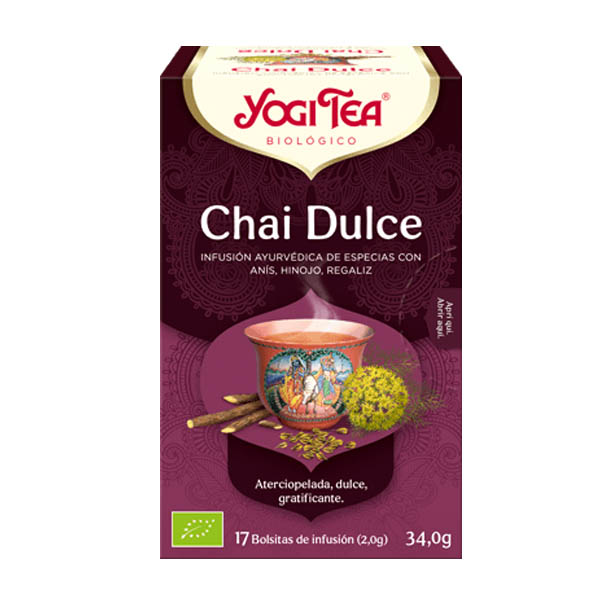 YOGI TEA Chai dulce Bio (17 filtros)