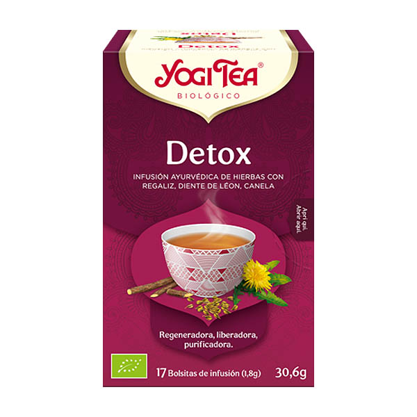 YOGI TEA Detox bio (17  filtros)