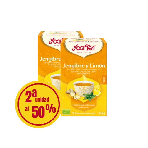 Yogi Tea Pack Jengibre y Limón (2ª unidad al 50 %)